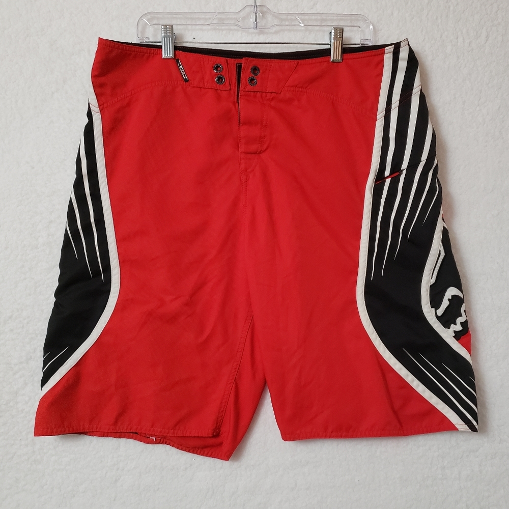 Fox racing board shorts mens size 36 ripped